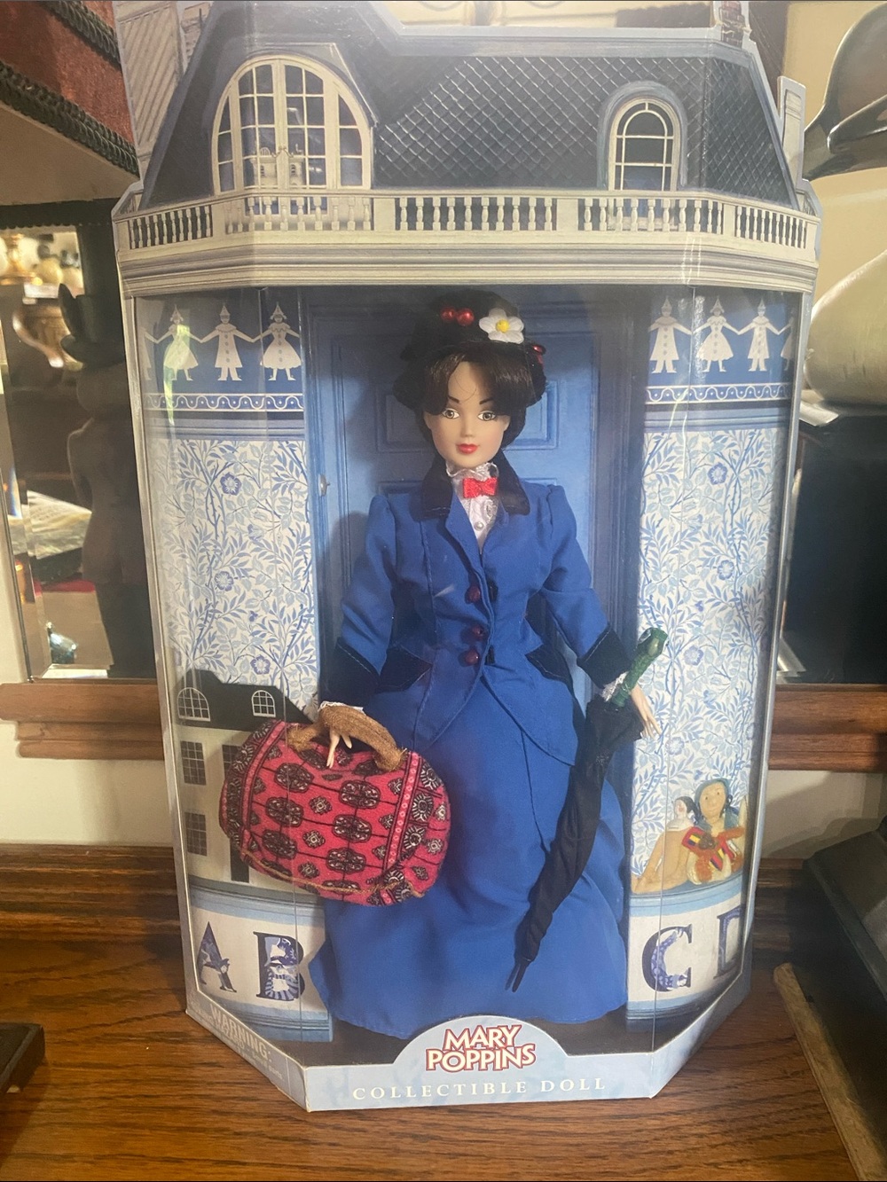 Vintage Disney Mary Poppins Collectible Theatrical Doll by Bob Crowley in Box. .